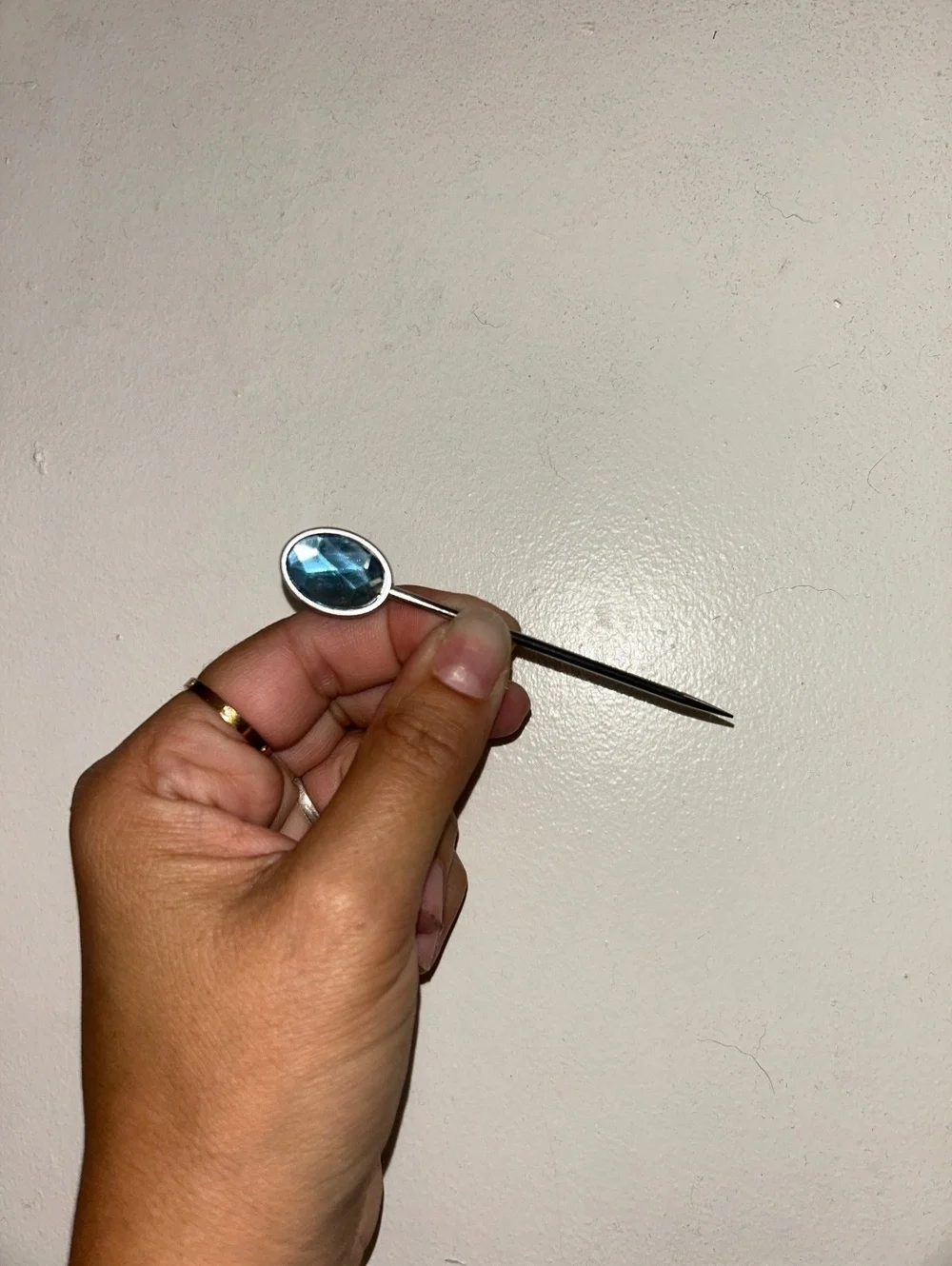 Blue Gem Cocktail Picks Garnish Skewers Lot 14 New Bombay Sapphire Promo